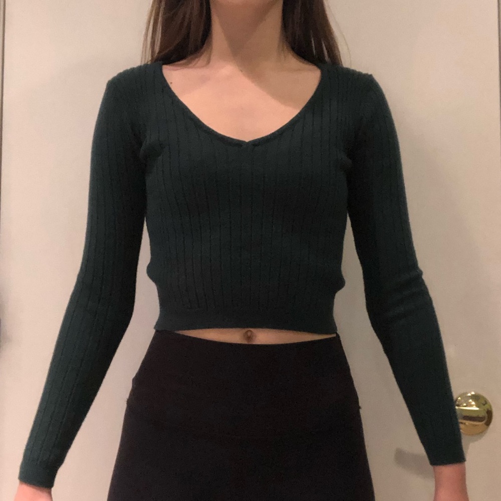 Showpo. Long Sleeve Crop Top